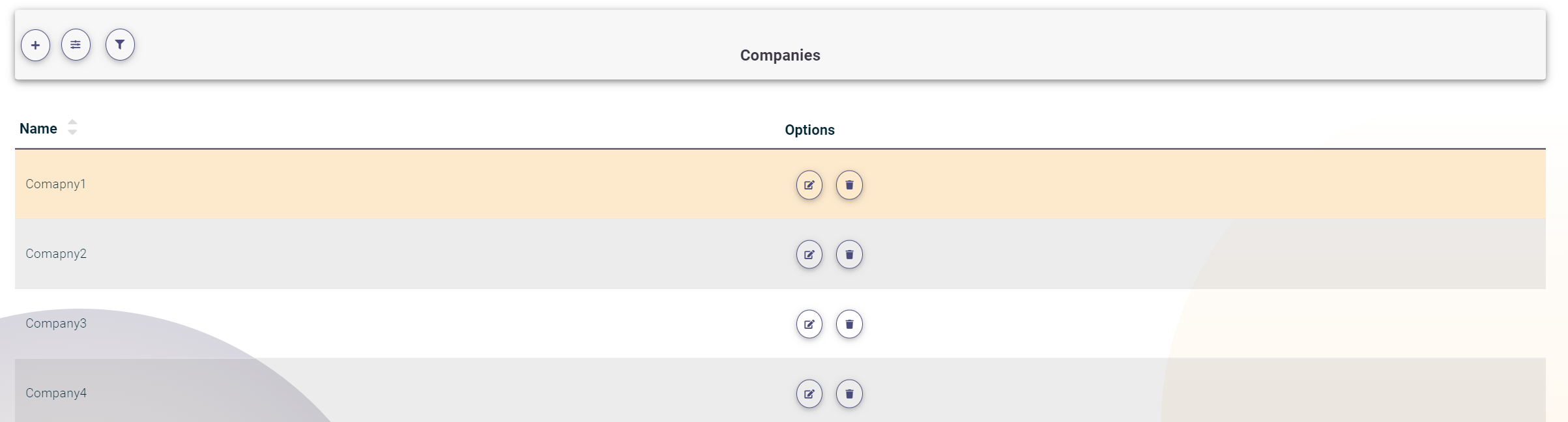 Companies List